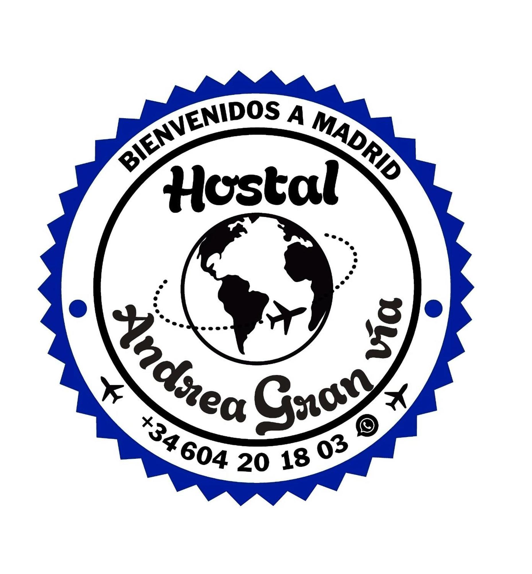 Hostal Andrea Granvia Madrid Eksteriør bilde